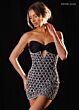 Rachel Allan 40818 Lattice Beadwork Front Keyhole Strapless Dress