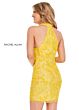 Rachel Allan 40022 High Neck Floral Beadwork Dress
