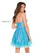 Rachel Allan 40030 Sequin Embroidery Strapless Dress