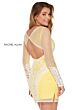 Rachel Allan 40041 Long Sleeve Cutout Back Dress