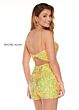 Rachel Allan 40053 Tulle Overskirt Sequin Romper