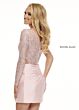 Rachel Allan 40091 Lace Bodice One Sleeve Dress