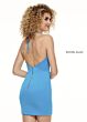 Rachel Allan 40105 Beaded Halter Backless Dress