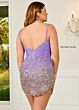 Rachel Allan 40165 Dolphin Hem Ombre Sequin Dress