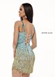 Rachel Allan 40165 Dolphin Hem Ombre Sequin Dress