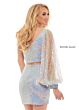 Rachel Allan 40174 One Sleeve 2 Piece Sequin Dress