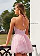 Rachel Allan 40179 Strappy Back Star Glitter Dress