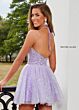 Rachel Allan 40179 Strappy Back Star Glitter Dress