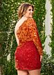Rachel Allan 40181 One Sleeve Embellished Dress
