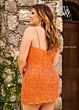 Rachel Allan 40199 Fringe Skirt Two Piece Sequin Dress