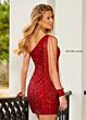 Rachel Allan 40201 Fringe Sleeve Sequin Dress