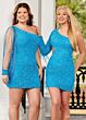 Rachel Allan 40201 Fringe Sleeve Sequin Dress