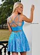 Rachel Allan 40206 Strappy Back Sequin Dress