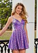 Rachel Allan 40206 Strappy Back Sequin Dress