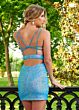 Rachel Allan 40210 Multi Cutout Strappy Back Dress
