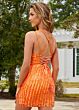 Rachel Allan 40223 Strappy Back Embellished Dress