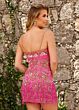 Rachel Allan 40230 Fringe Skirt Embellished Dress