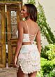 Rachel Allan 40232 Lace-Up Back Embellished 2 Piece Dress