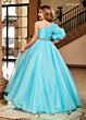Rachel Allan 10185 Floral Sleeve One Shoulder Mini Pageant Dress