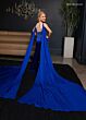 Rachel Allan 10233 Scoop Back Shoulder Streamer Mini Pageant Jumpsuit