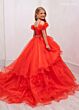 Rachel Allan 10240 Beaded Waist Cold-Shoulder Junior Pageant Dress