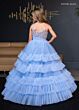 Rachel Allan 10245 Ruffle Skirt Beaded Bodice Junior Pageant Dress