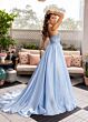 Rachel Allan 50368 High Slit Strapless Dress