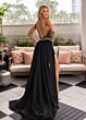 Rachel Allan 50380 Halter Neckline Beaded Romper