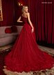 Rachel Allan 50383 One Shoulder Ruffle Dress