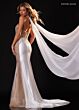 Rachel Allan 50425 Halter Neck Illusion Bodice Dress