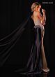 Rachel Allan 50425 Halter Neck Illusion Bodice Dress