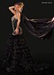 Rachel Allan 50429 Ruffle Skirt Beaded Strapless Bodice Dress