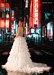 Rachel Allan 50431 Strapless Beaded Tiered Ruffle Skirt Dress