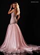 Rachel Allan 50433 Scoop Back Beaded Trumpet Dress