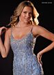 Rachel Allan 50433 Scoop Back Beaded Trumpet Dress