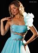 Rachel Allan 50437 Cutout Midriff Ruffle Shoulder Dress