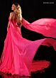 Rachel Allan 50444 A-Line Chiffon Hanging Sleeve Dress