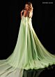 Rachel Allan 50444 A-Line Chiffon Hanging Sleeve Dress