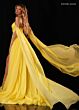 Rachel Allan 50444 A-Line Chiffon Hanging Sleeve Dress