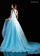 Rachel Allan 50445 Asymmetric Neck Beaded Bodice Dress
