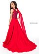 Rachel Allan 10086 Streamer Overskirt Junior Pageant Jumpsuit