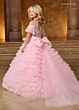 Rachel Allan 10210 Cold-Shoulder Ruffle Skirt Mini Pageant Gown