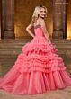 Rachel Allan 10216 Ruched Bodice Ruffle Skirt Junior Pageant Dress
