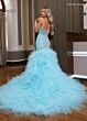 Rachel Allan 50346 Ruffle Skirt Embellished Strapless Dress