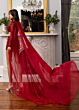 Rachel Allan 50397 Choker Cape Asymmetric Bell Sleeve Romper
