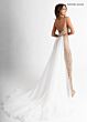 Rachel Allan 50400 Side Cutout Detachable Overskirt Jumpsuit