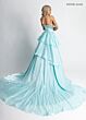Rachel Allan 50401 Tiered Skirt Jeweled Off-The-Shoulder Dress