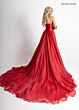 Rachel Allan 50405 Strapless Sweetheart Neck High Slit Dress