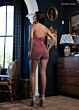 Rachel Allan 50407 Back Bow Plunging Halter Neck Romper