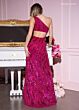 Rachel Allan 70678 One-Shoulder Cutout Back Dress